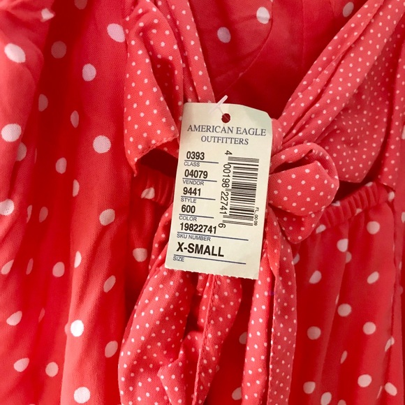 American Eagle polka dot bow mini dress - Picture 5 of 5